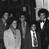 Michael Jackson, Jermaine Jackson, Jackie Jackson, Marlon Jackson, Tito Jackson et leur père Joe Jackson lors des NAACP Image Awards le 22 novembre 1971. © Phil Roach/Globe Photos/Zuma Press/Bestimage