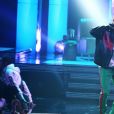Chris Brown - People sur scène à la soirée BET Awards 2017 au théâtre Microsoft à Los Angeles, le 25 juin 2017