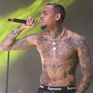 Chris Brown - Concert Hot 97 Summer Jam 2017 au stade METLife à East Rutherford, New Jersey, Etats-Unis, le 11 juin 2017.