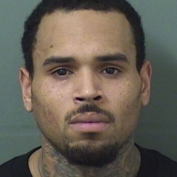 Mug shot de Chris Brown après sa dernière arrestation en Floride le 5 juillet 2018.