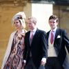 Guy Pelly et sa femme Elizabeth Wilson au mariage du prince Harry et de Meghan Markle à Windsor le 19 mai 2018.