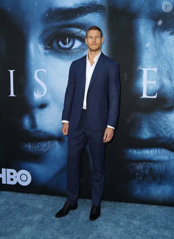 Tom Hopper lors de la première de la saison 7 de 'Game of Thrones' au Disney Concert Hall à Los Angeles, le 12 juillet 2017.