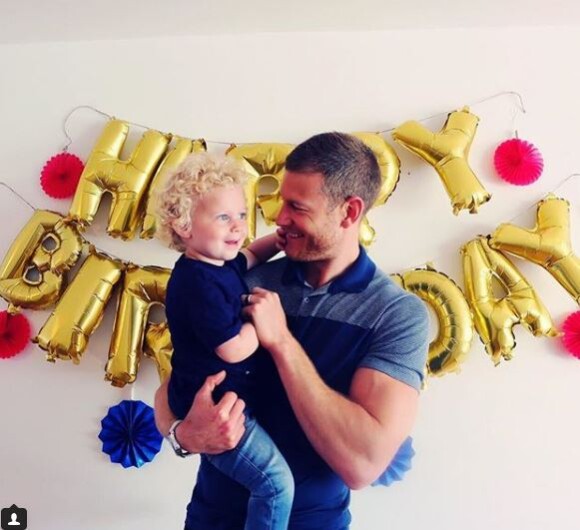 Tom Hoppler avec son fils Freddie sur Instagram le 27 mai 2018.