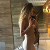 Camille Schneiderlin enceinte, elle dévoile son baby bump sur Instagram le 10 juillet 2018.