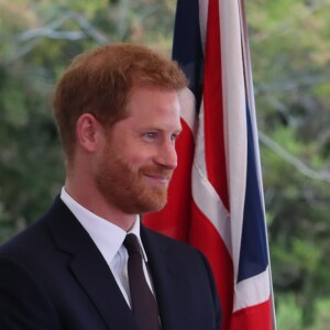 Le prince Harry et Meghan Markle lors d'une soirée d'été organisée à l'ambassade du Royaume-Uni à Dublin, en Irlande, le 10 juillet 2018.