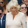 Camilla Parker Bowles, duchesse de Cornouailles, dans les tribunes de Wimbledon, le 11 juillet 2018. © Ray Tang/London News Pictures via Zuma Press/Bestimage