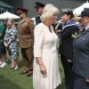 Camilla Parker Bowles, duchesse de Cornouailles en visite à Wimbledon à l'occasion du tournoi de Tennis à Londres le 11 juillet 2018
