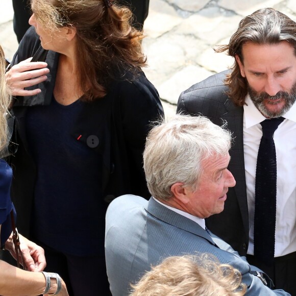 Frédéric Beigbeder - Hommage national à Claude Lanzmann dans la cour d'honneur de l'Hôtel national des Invalides à Paris. Le 12 juillet 2018 © Stéphane Lemouton / Bestimage