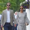 Pippa Middleton et son mari James Matthews au tournoi de Wimbledon à Londres, le 13 juillet 2018.