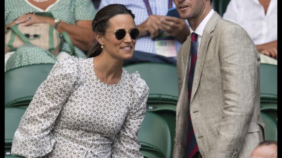 Pippa Middleton, enceinte : Sortie stylée avec son mari James à Wimbledon