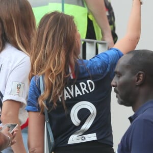 Rachel Legrain-Trapani (Miss France 2007 et compagne de B.Pavard) - People au stade Loujniki lors de la finale de la Coupe du Monde de Football 2018 à Moscou, opposant la France à la Croatie à Moscou le 15 juillet 2018 © Cyril Moreau/Bestimage