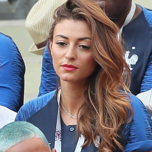 Rachel Legrain-Trapani (Miss France 2007 et compagne de B.Pavard) - People au stade Loujniki lors de la finale de la Coupe du Monde de Football 2018 à Moscou, opposant la France à la Croatie à Moscou le 15 juillet 2018 © Cyril Moreau/Bestimage