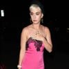 Orlando Bloom et sa compagne Katy Parry arrivent au club "Annabel's" à Londres, le 12 juillet 2018.