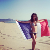 Clémence Castel en bikini pour soutenir les Bleus - Instagram, 10 juillet 2018