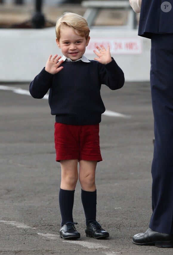 Le prince George de Cambridge le 1er octobre 2016 à Victoria au Canada.