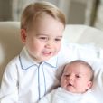  Le prince George et la princesse Charlotte de Cambridge adorables dans les premières photos (réalisées par Kate Middleton) révélées, en juin 2015, par le duc et la duchesse de Cambridge. 