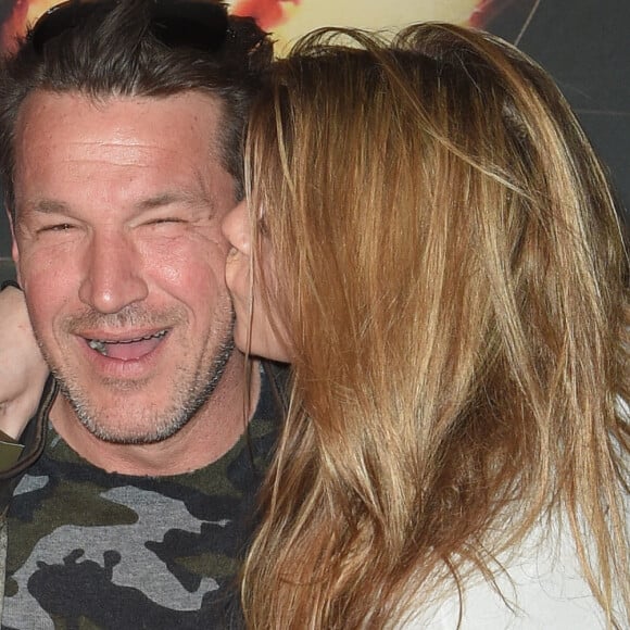 Benjamin Castaldi et sa femme Aurore Aleman - Avant-première du film "Taxi 5" au cinéma le Grand Rex à Paris, France, le 8 avril 2018. © Coadic Guirec/Bestimage