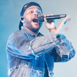 The Weeknd en concert lors du 51ème Festival d'Eté de Québec, le 7 juillet 2018.