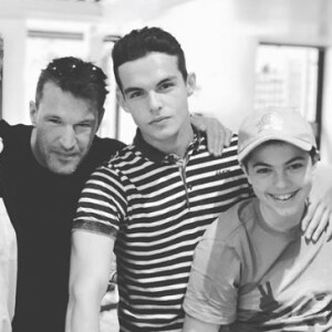 Benjamin Castaldi avec son père, Jean-Pierre Castaldi et deux de ses fils, Julien et Enzo lors de la fête des pères - Instagram, 17 juin 2018