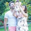 Laetitia Milot et son mari Badri avec leur petite fille Lyana - Instagram, 14 juin 2018