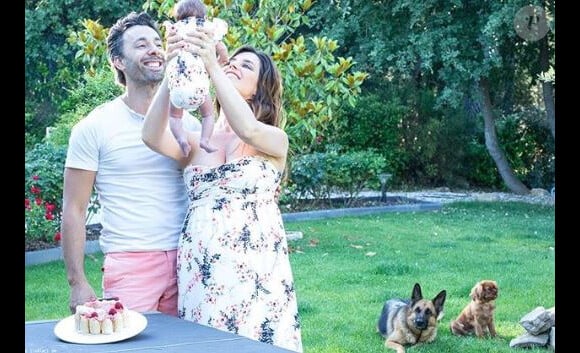 Laetitia Milot et son mari Badri avec leur petite fille Lyana - Instagram, 14 juin 2018