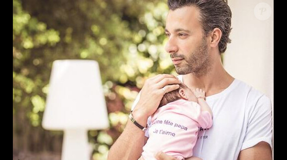 Badri, le mari de Laetitia Milot et leur fille Lyana - Instagram, 17 juin 2018