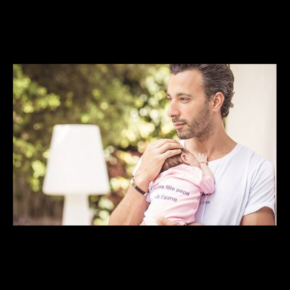 Badri, le mari de Laetitia Milot et leur fille Lyana - Instagram, 17 juin 2018