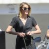 Exclusif - Amber Heard a dejeuné avec des amis à Beverly Hills le 24 juillet 2018.