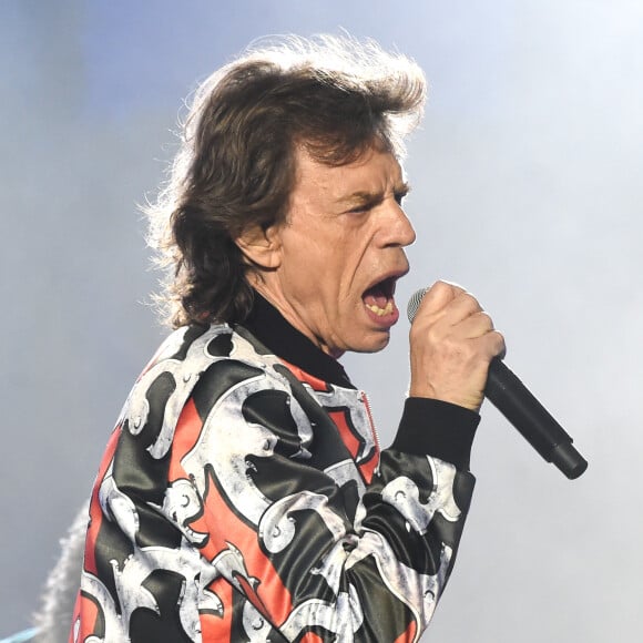 Mick Jagger - Les Rolling Stones en concert au stade Orange Vélodrome à Marseille le 26 juin 2018. © Lionel Urman/Bestimage