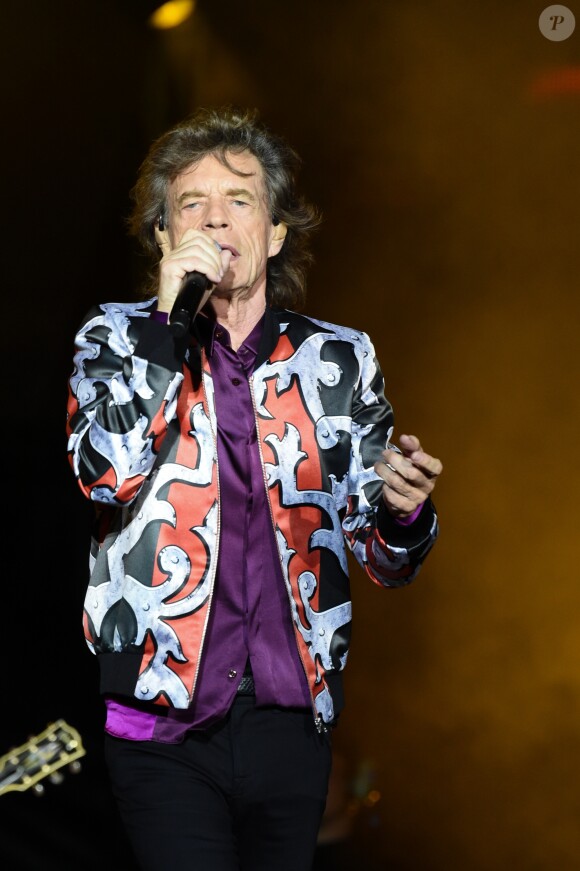 Mick Jagger - Les Rolling Stones en concert au stade Orange Vélodrome à Marseille le 26 juin 2018. © Lionel Urman/Bestimage