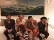 Mick Jagger pose avec ses quatre fils, dont le petit Deveraux, 19 mois