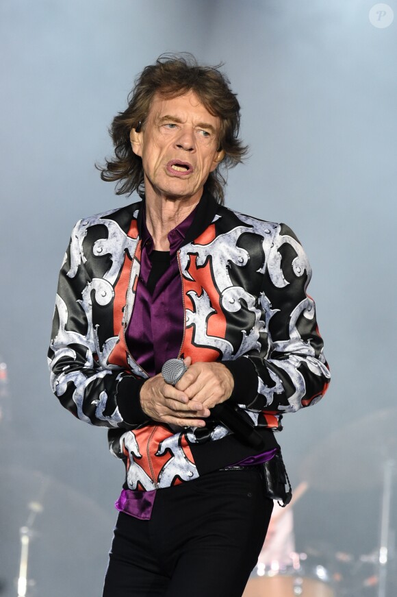 Mick Jagger - Les Rolling Stones en concert au stade Orange Vélodrome à Marseille le 26 juin 2018. © Lionel Urman/Bestimage