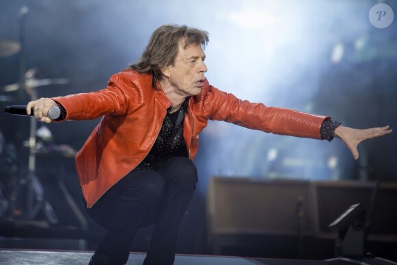 Mick Jagger - Les Rolling Stones en concert à Berlin, à l'occasion de leur tournée "No Filter". Le 22 juin 2018