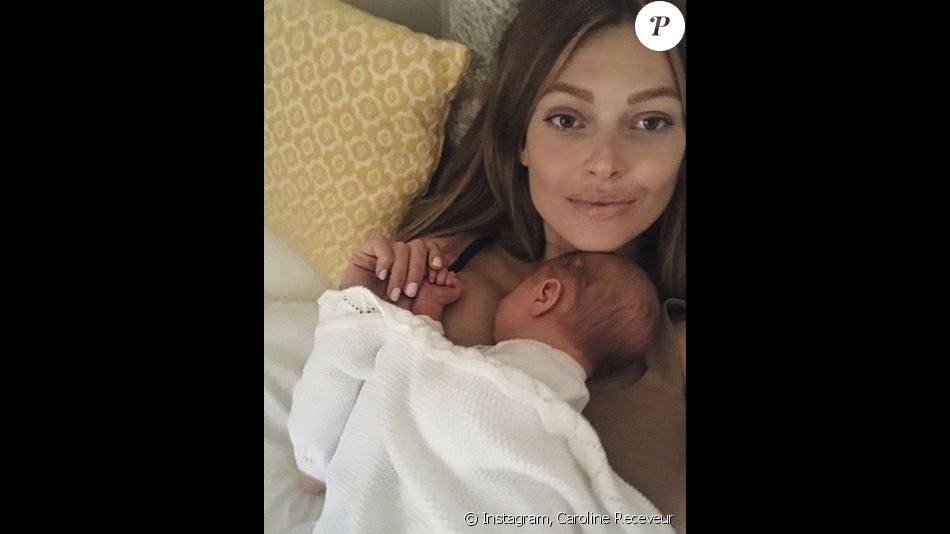 Caroline Receveur, maman pour la première fois d&#039;un petit garçon prénommé Marlon - Instagram, 11 juillet 2018