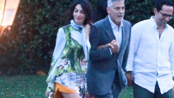 George Clooney : Première sortie chic avec Amal depuis son accident