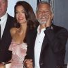 George Clooney et sa femme Amal Clooney arrivent au restaurant Craig après la soirée annuelle "AFI Life Achievement Award" à Los Angeles le 7 juin 2018