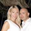 Exclusif - Christian-Alexander Rosengart et sa compagne lors d'une soirée "White Party" au Monaco Ambassadors Club à Monaco, le 6 juillet 2018. © Claudia Albuquerque/Bestimage