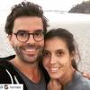 Carole Tolila et son amoureux Thomas Isle. Photo postée sur le Twitter la chroniqueuse.