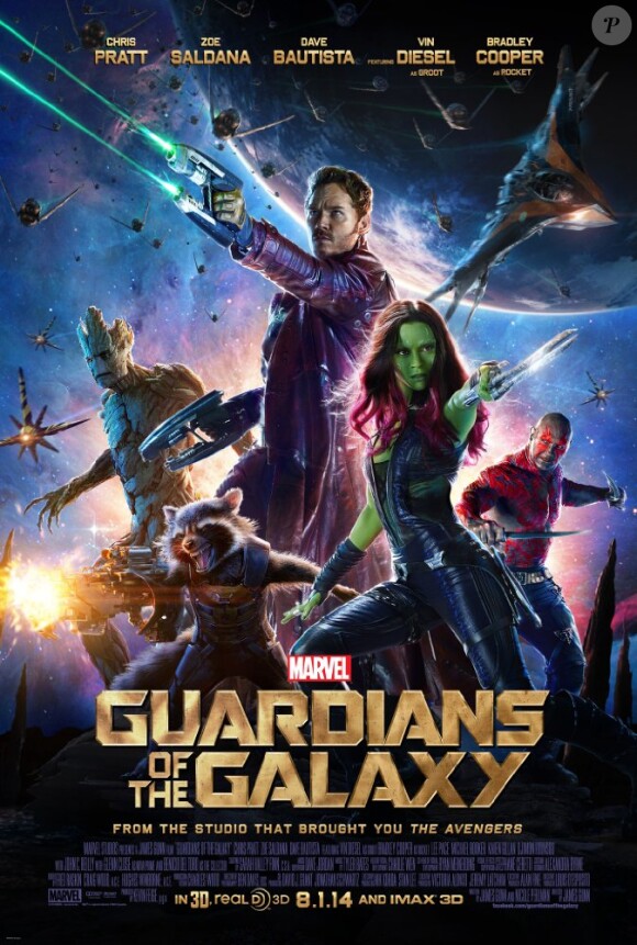 "Les Gardiens de la galaxie" de James Gunn, sorti en 2014.