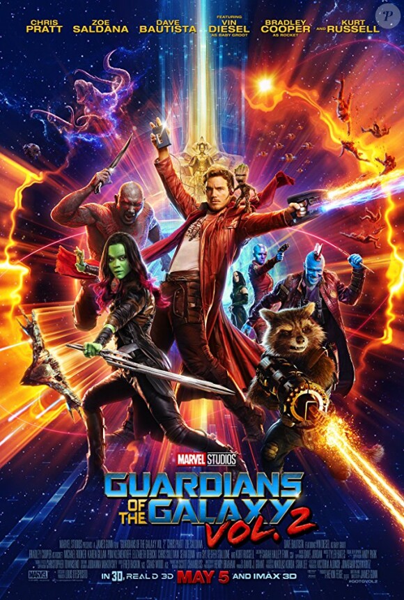 "Les Gardiens de la galaxie, vol. 2" de James Gunn, sorti en 2017.