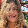 Camille Cerf les cheveux dans le vent à Saint-Martin - Instagram, 13 juillet 2018
