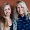 Estelle Lefebure et sa fille Emma Smet - People au village des Internationaux de Tennis de Roland Garros à Paris, le 6 juin 2018. © Cyril Moreau/Bestimage