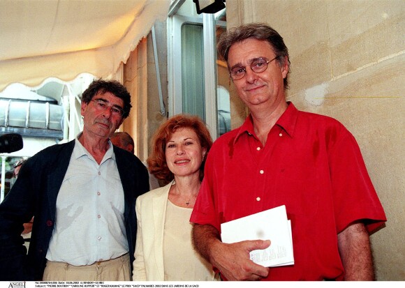 Pierre Boutron, Caroline Huppert et Roger Kahane à Paris en 2002.