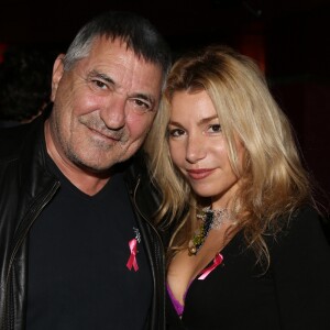 Jean-Marie Bigard et sa femme Lola Marois (Lola Bigard) - Cocktail de bienfaisance 'Octobre Rose' au restaurant Fidèle à Paris, France, le 16 octobre 2017. © Denis Guignebourg/Bestimage