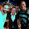 Exclusif - Adil Rami, Bernard Montiel et Marcel Desailly - Le champion du monde de K1, Muay Thai et Kick-Boxing, Yohan Lidon célèbre sa victoire au Mas de Bellevue après son combat lors de la Fight Night 2018 à Saint-Tropez