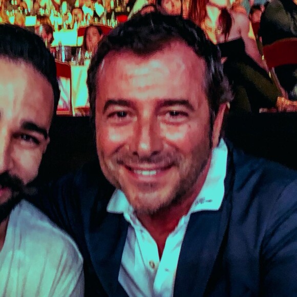 Exclusif - Adil Rami et Bernard Montiel - Le champion du monde de K1, Muay Thai et Kick-Boxing, Yohan Lidon célèbre sa victoire au Mas de Bellevue après son combat lors de la Fight Night 2018 à Saint-Tropez