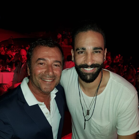 Exclusif - Bernard Montiel et Adil Rami - Le champion du monde de K1, Muay Thai et Kick-Boxing, Yohan Lidon célèbre sa victoire au Mas de Bellevue après son combat lors de la Fight Night 2018 à Saint-Tropez