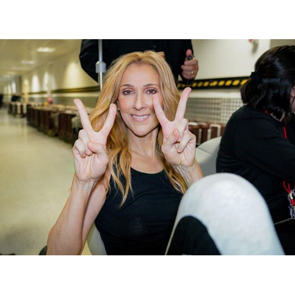 Céline Dion en tournée mondiale. Juillet 2018.
