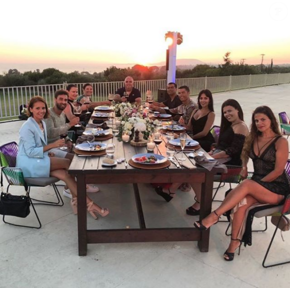 Cristiano Ronaldo et Georgina Rodriguez en vacances avec des amis, photo Instagram du 12 juillet 2018