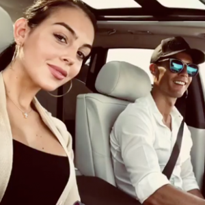 Cristiano Ronaldo et Georgina Rodriguez, image de la story Instagram de Georgina le 5 août 2018 lors d'une soirée en amoureux en Italie.